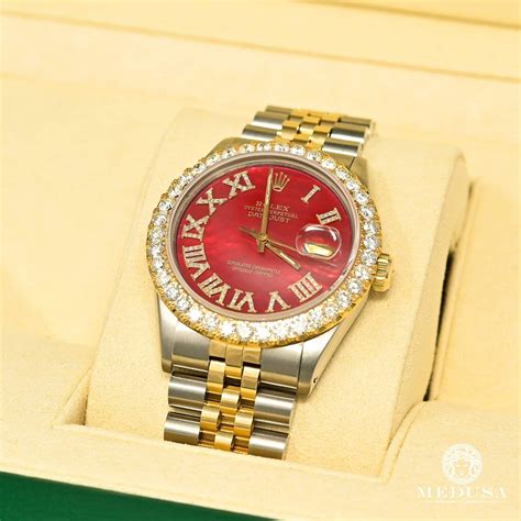 rolex rojo con numeros romanos|Rolex Datejust Roman numerals .